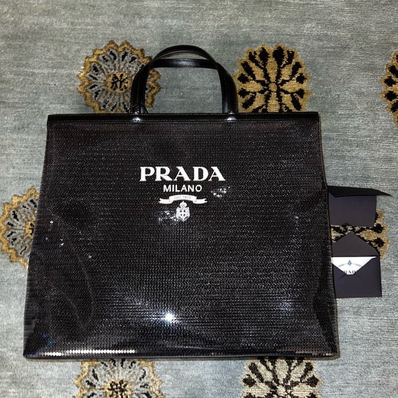 Prada Sequin Mesh Tote - Picture 3 of 4